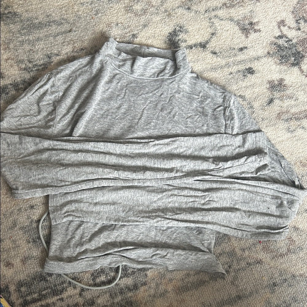 SHEIN Gray Crop Top